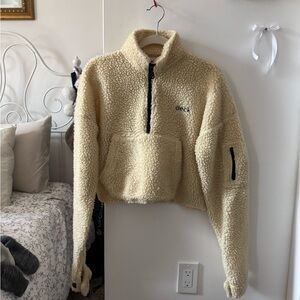 Cozy Cream Fleece Half Zip